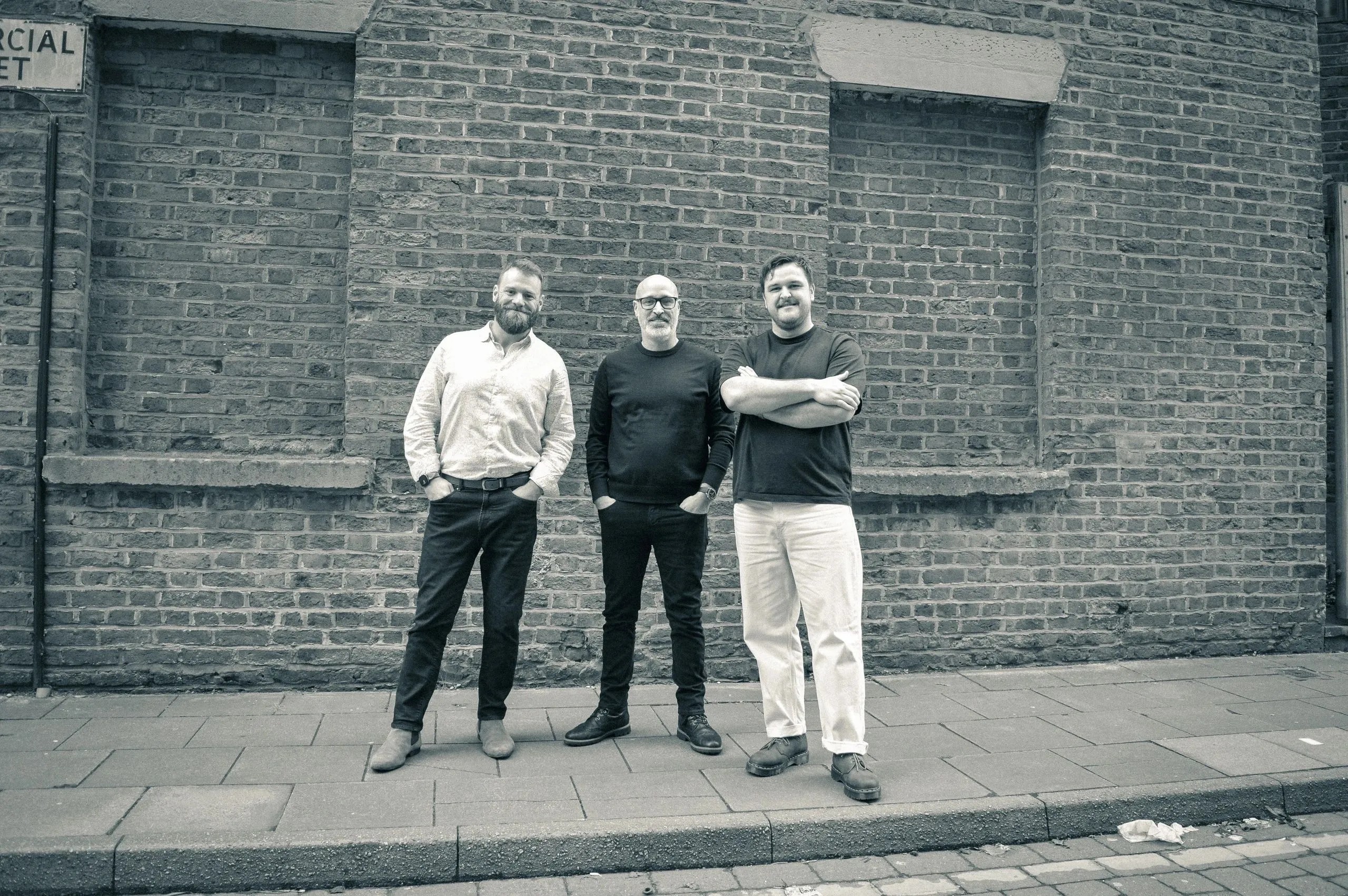 The True Worth team — Sam, James and the founding crew